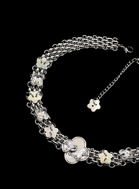 新中式喜鹊与梅choker项链颈圈