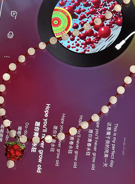 AliyaStore原创手作小红莓项链