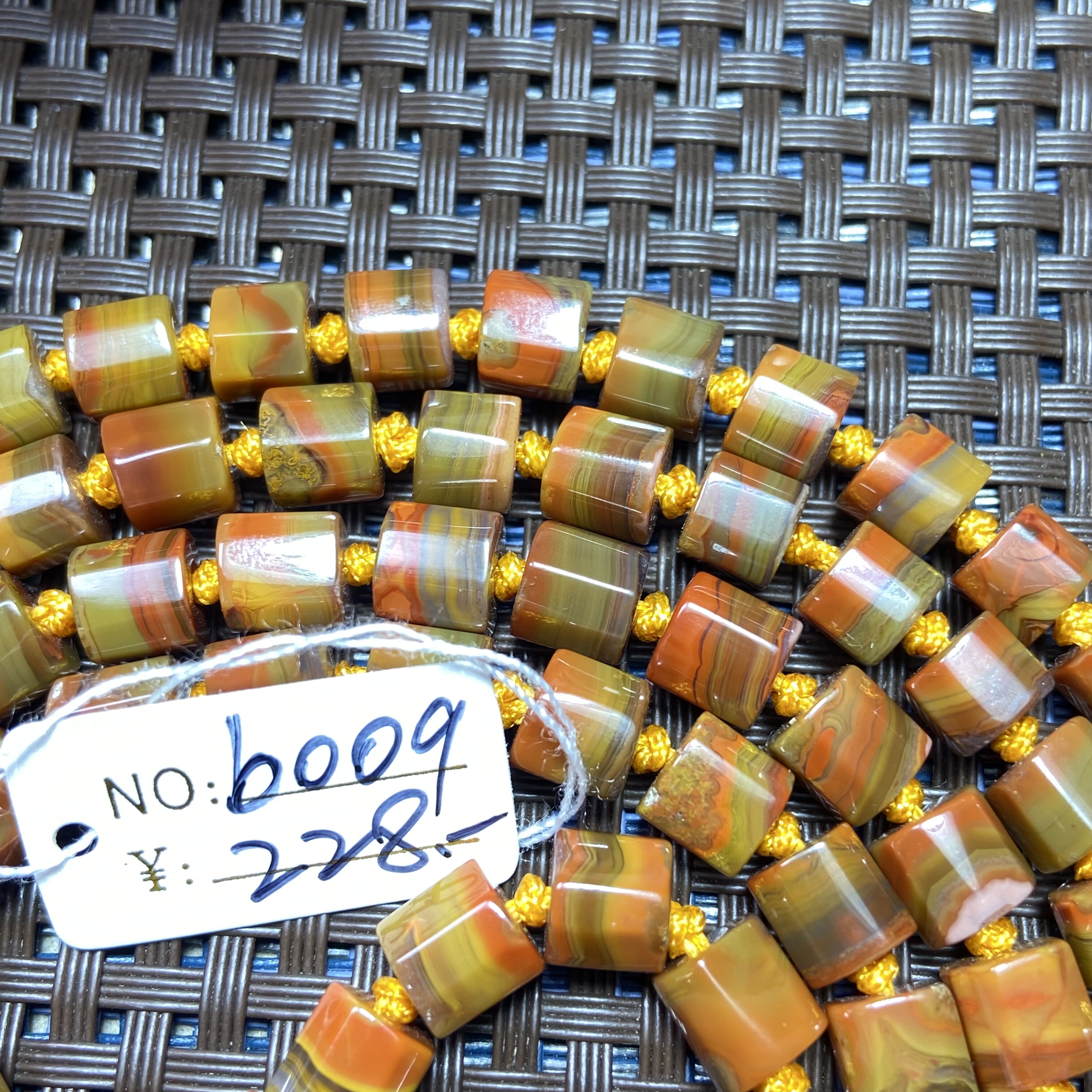 战国红玛瑙直径约7毫米108项链多圈手链大湾老料精品一物一图收藏 - 图0