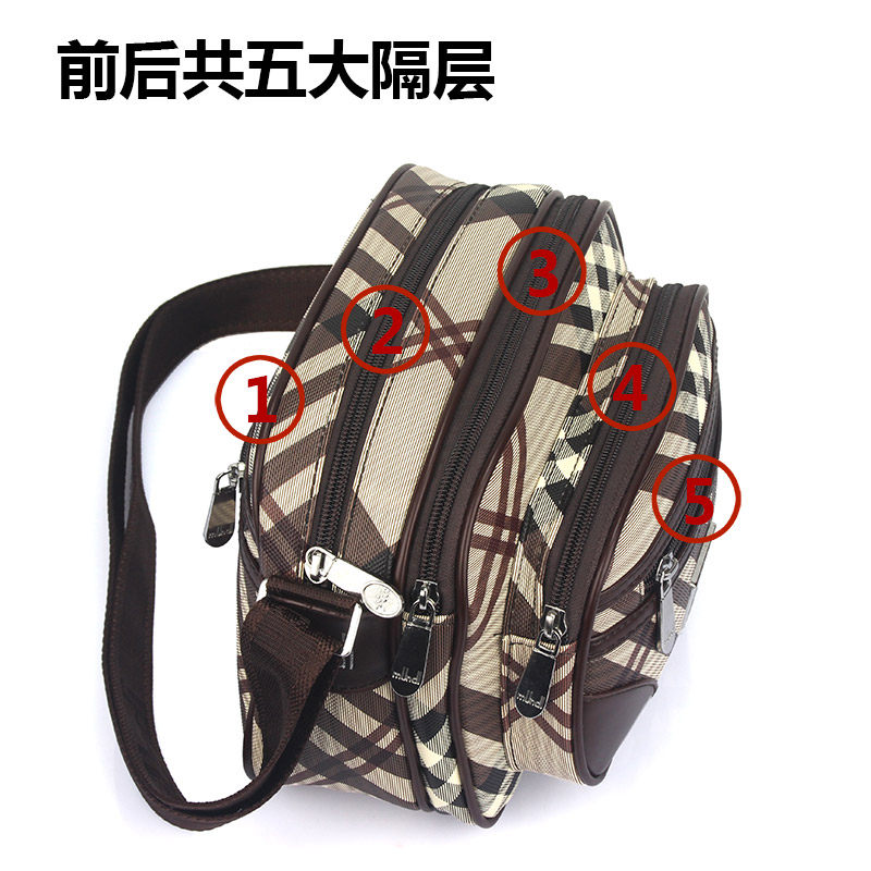 收钱收银女包多层中年单肩斜挎妈妈包大容量多功能便携防水生意包,淘宝优惠券,粉丝福利购,淘宝优惠卷