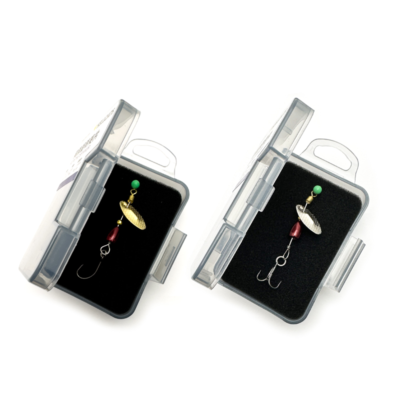 钨钢微物旋转亮片飞旋瓜子亮片溪流马口翘嘴路亚假饵免绑助投器 - 图3