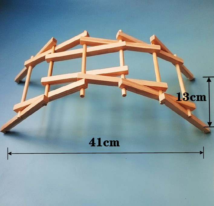 倍力桥STEM科技制作科学实验材料包力学结构桥梁模型手工diy发明-图2