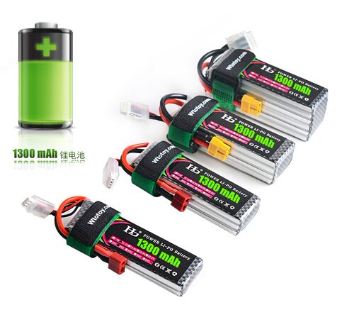 HJ航模850mAh 2S 3S 4S 11.1V 14.8V 25/35/45/70C 模型锂电池 - 图0