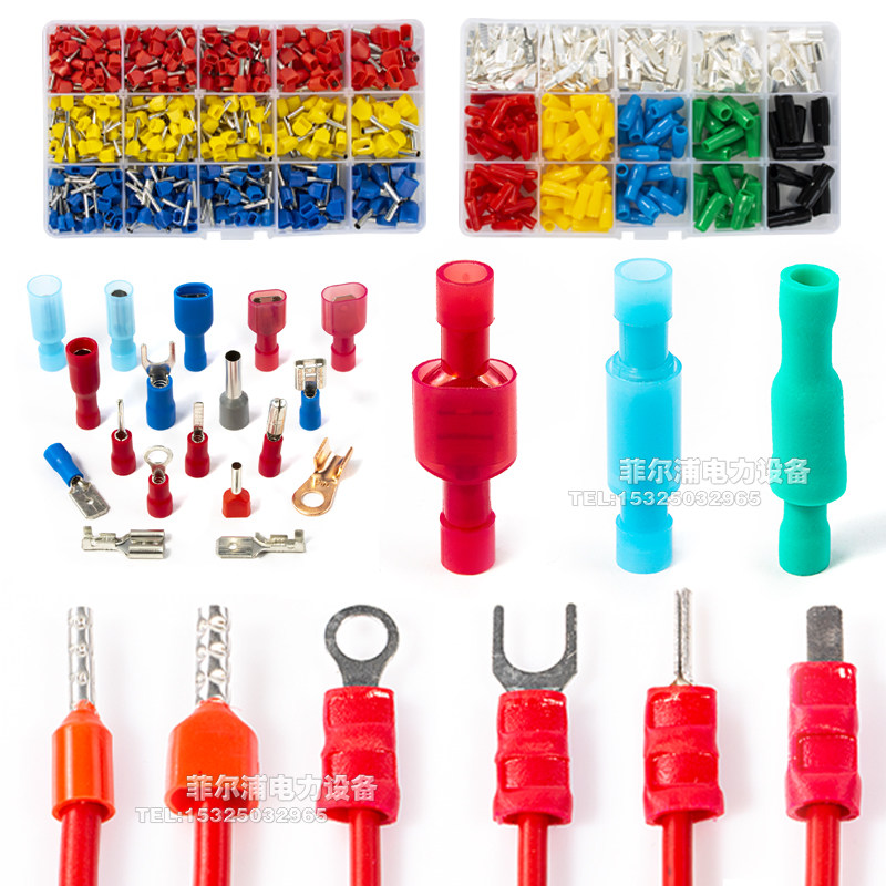 混装SNB压线U型冷压端子0.5-6平方接线耳成套配件Y型盒装裸端子 - 图3