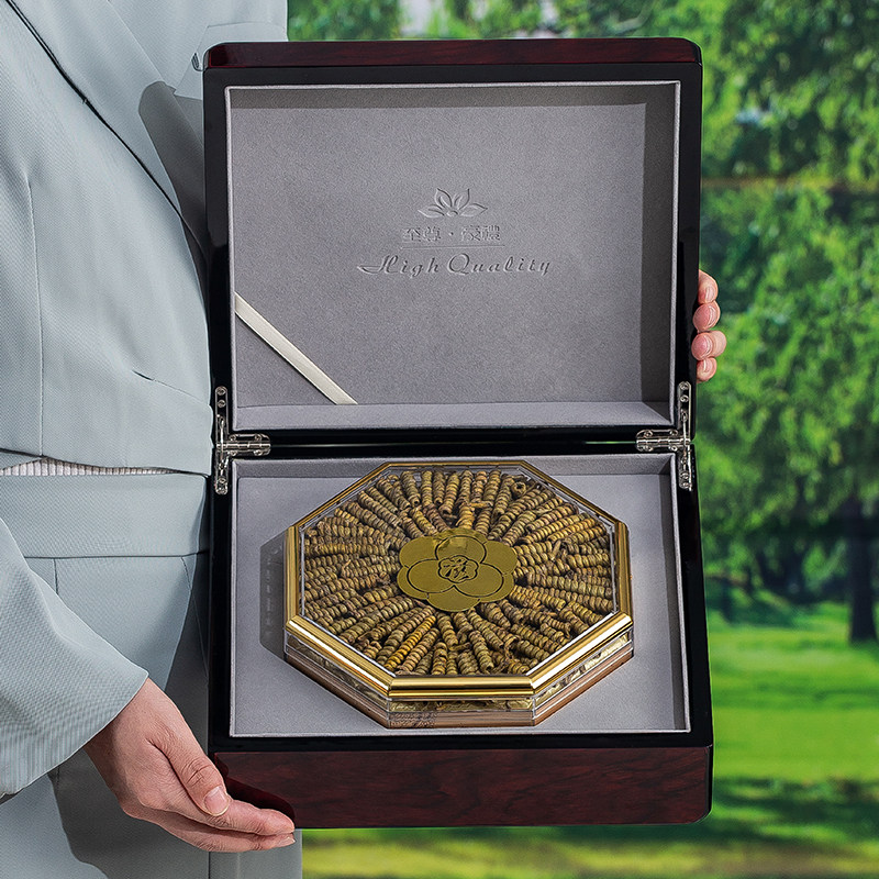 新款高档钢琴烤漆实木礼品盒石斛洋参花旗参燕窝滋补干货礼盒空盒,淘宝优惠券,粉丝福利购,淘宝优惠卷