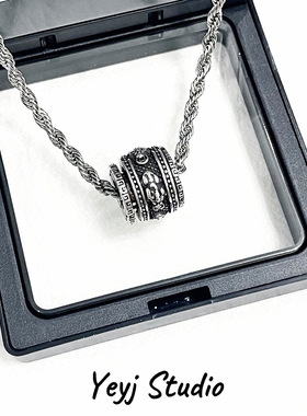 小众潮流复古转运貔貅吊坠项链