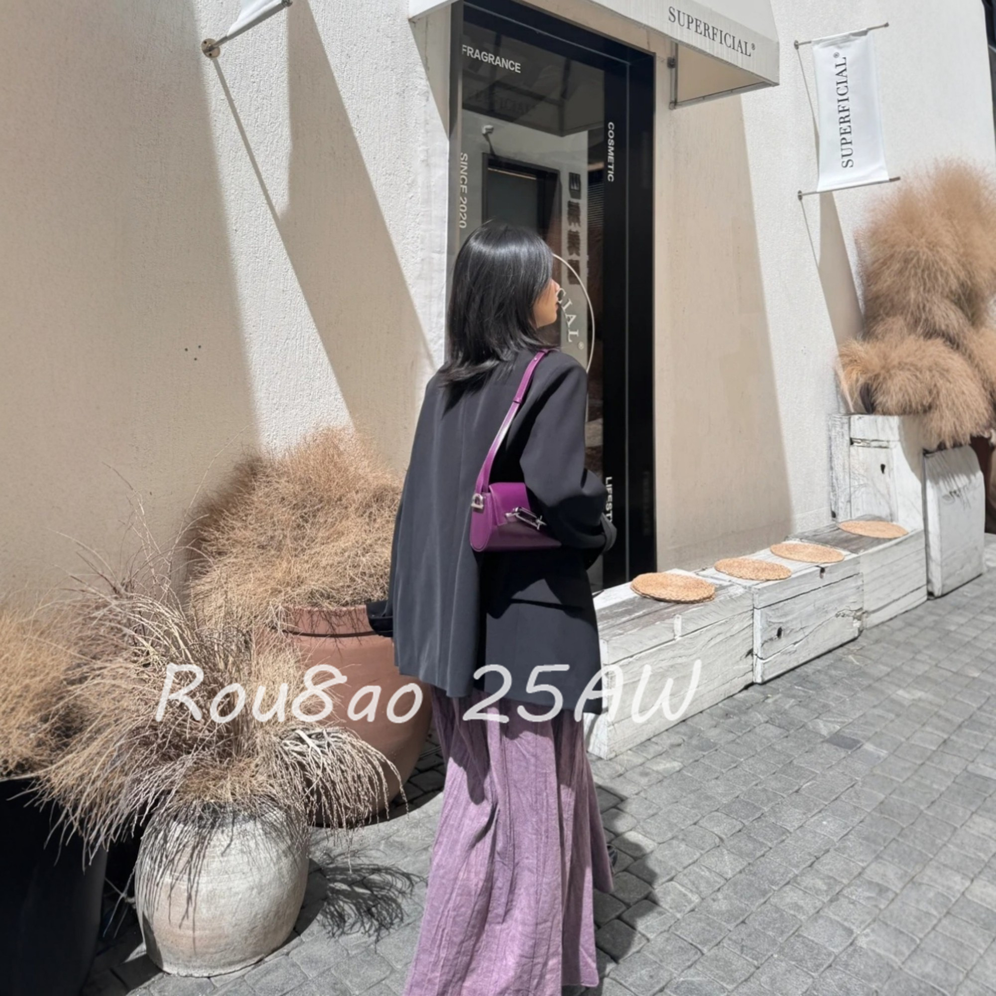 Rou8ao微胖大码女装法式高级感西装外套吊带裙两件套女春通勤套装,淘宝优惠券,粉丝福利购,淘宝优惠卷