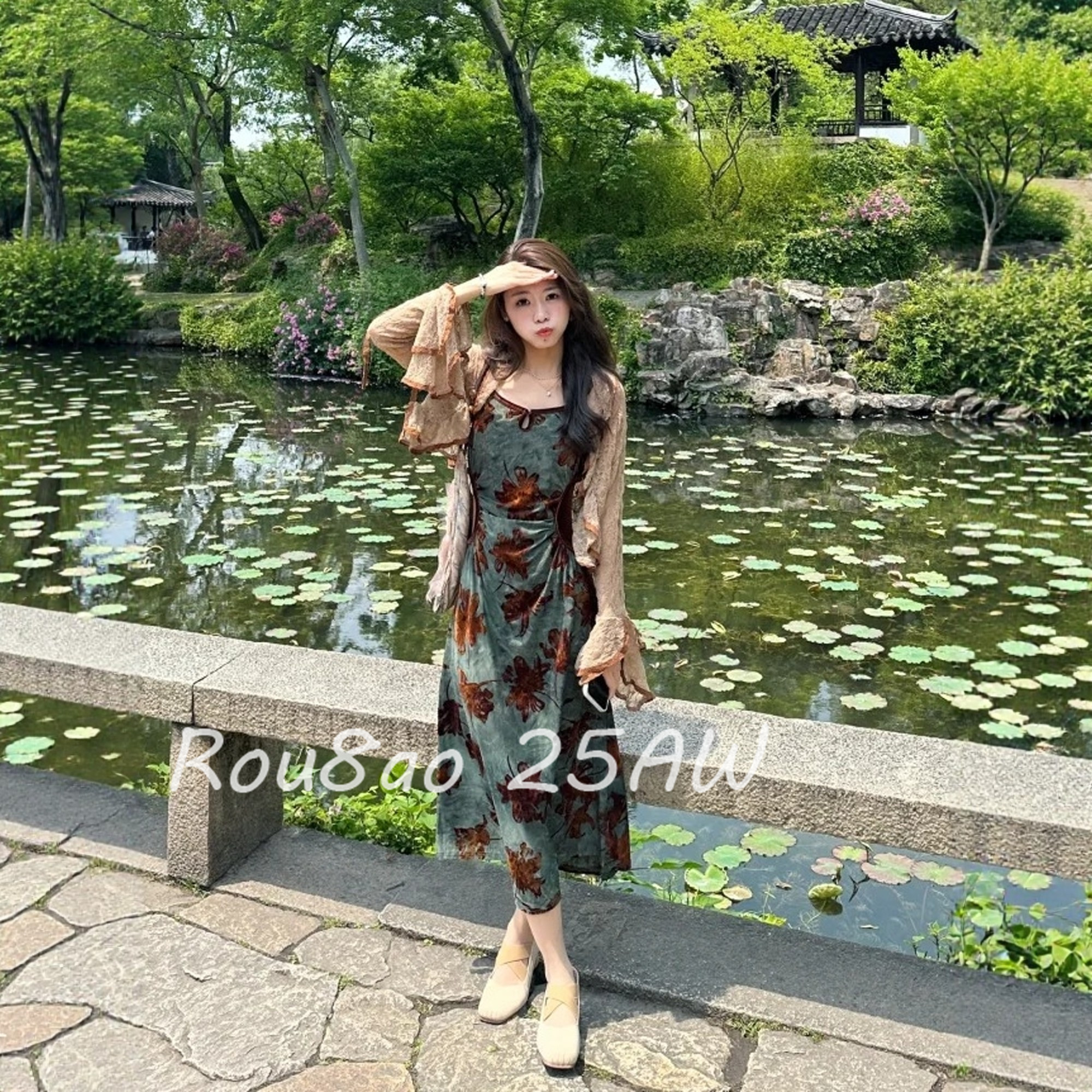 Rou8ao微胖大码女装法式吊带裙开衫两件套女2026春款套装显瘦搭配,淘宝优惠券,粉丝福利购,淘宝优惠卷