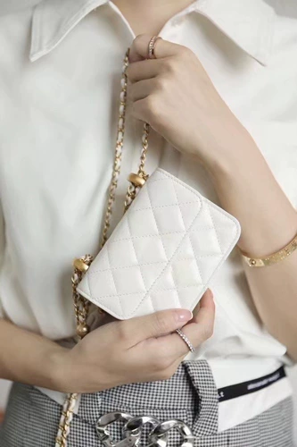 Маленькая поясная сумка, небольшая сумка, сумка на одно плечо, сумка через плечо, коллекция 2023, в стиле Шанель, на цепочке