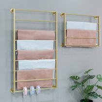 Wall-mounted scarf rack flowers wrapping paper color with containing shelf flower shop shelf fabric silk with upper wall display rack gold