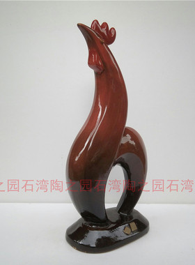 公仔餐厅柜台镇宅生肖石湾陶瓷