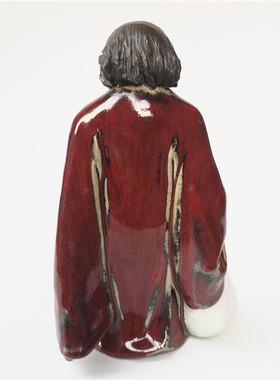 纯手工仿古风公仔作品家居装饰