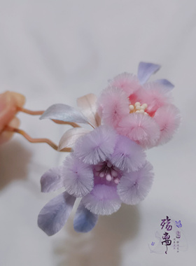 殇离手作发梳蚕丝线日常百搭