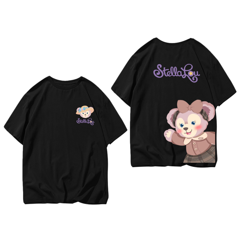 星黛露迪士尼乐园卡通运动t恤衫 dnaagT恤