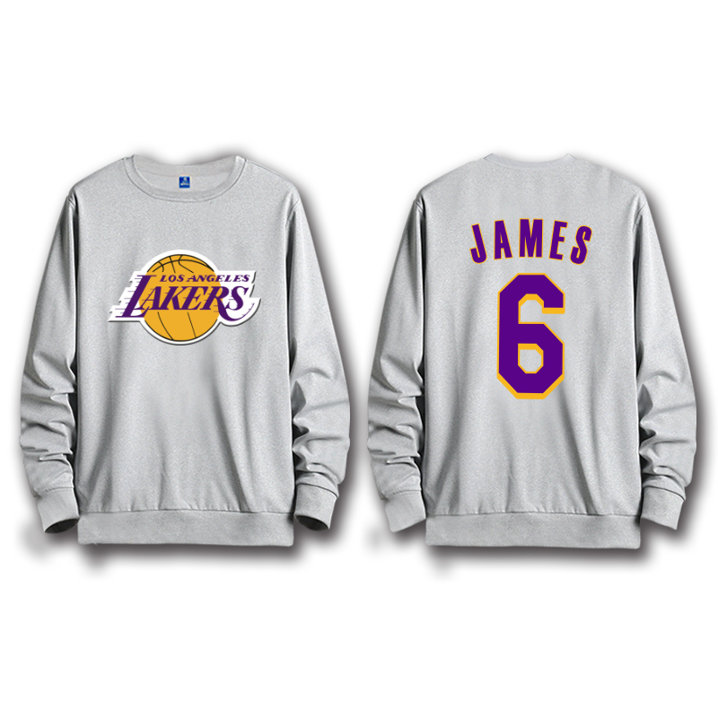 湖人队篮球运动男小皇帝宽松卫衣 dnaag卫衣