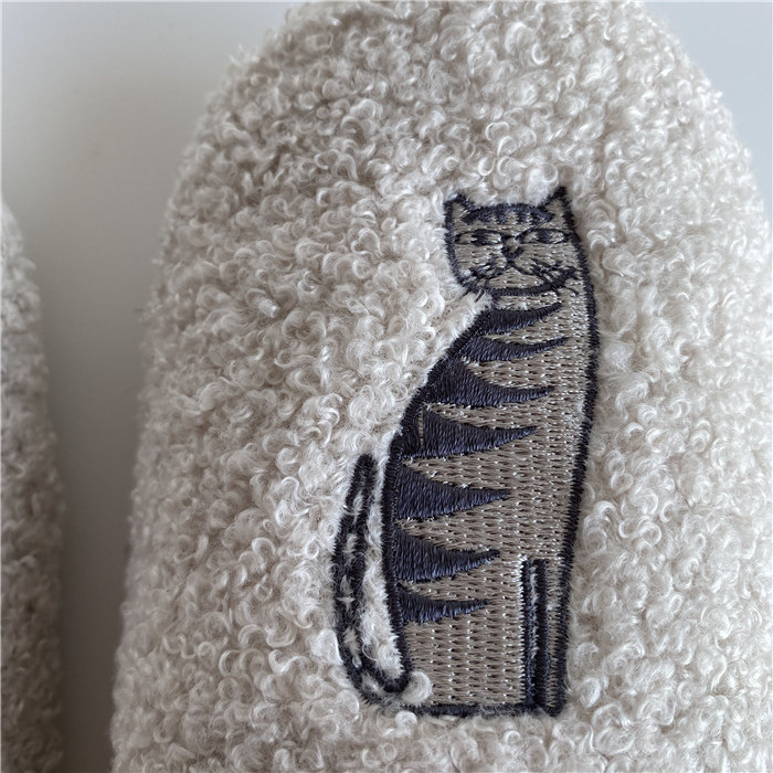 包邮日系包头包脚跟加绒保暖猫咪秋冬新品男士女士情侣居家鞋拖鞋,淘宝优惠券,粉丝福利购,淘宝优惠卷