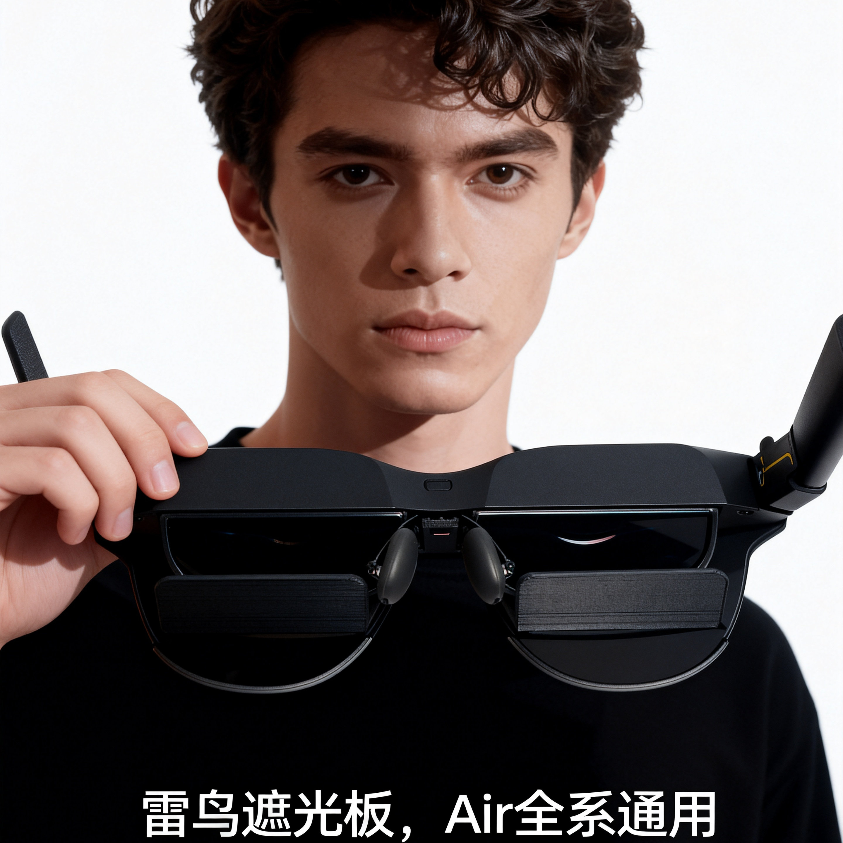 雷鸟air4pro眼镜ar配件无感挡光板xrealair2反光挡板遮光罩air3s,淘宝优惠券,粉丝福利购,淘宝优惠卷