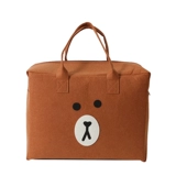 Чемодан, ящик для хранения для выхода на улицу, вместительная и большая мультяшная барсетка для путешествий, льняная сумка, делается под заказ, с печатью вашего логотипа