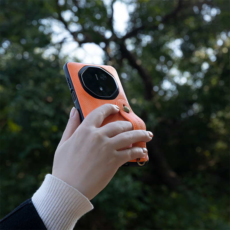 【头层牛皮】适用华为Mate70RS非凡大师手机壳保时捷真皮Mate60RS支架全包Mate50RS保护壳40RS防摔新款手腕 - 图2