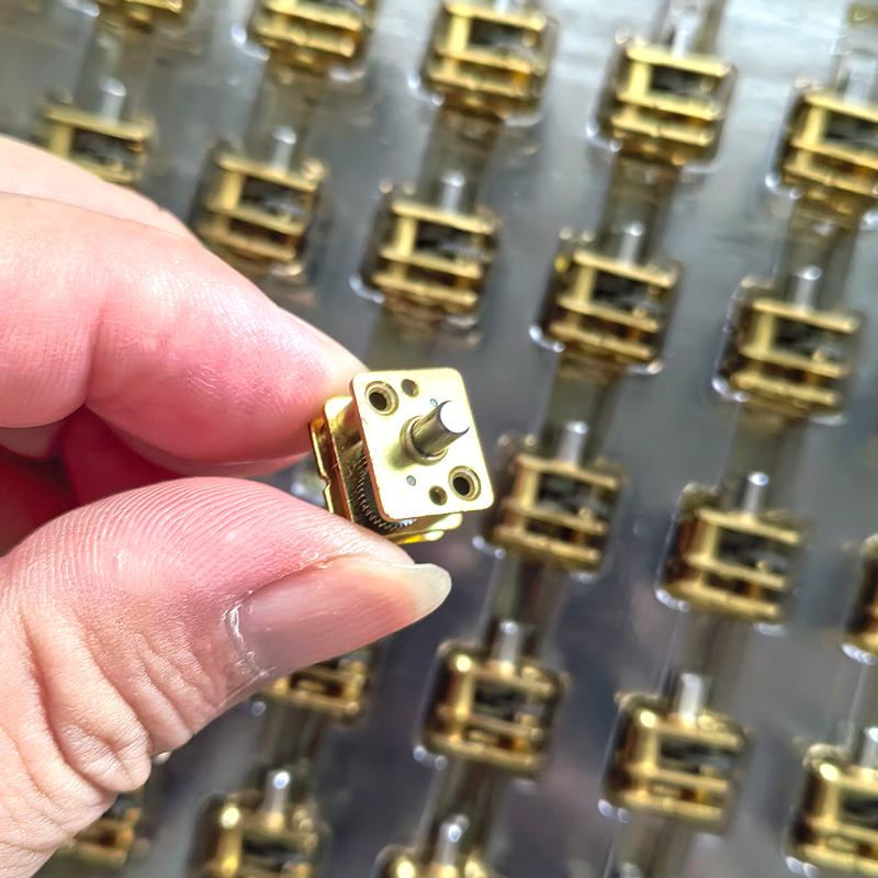 N20N30减速箱12减速齿马达齿轮箱5mm轴长 全D型轴 减速比1:298 - 图1