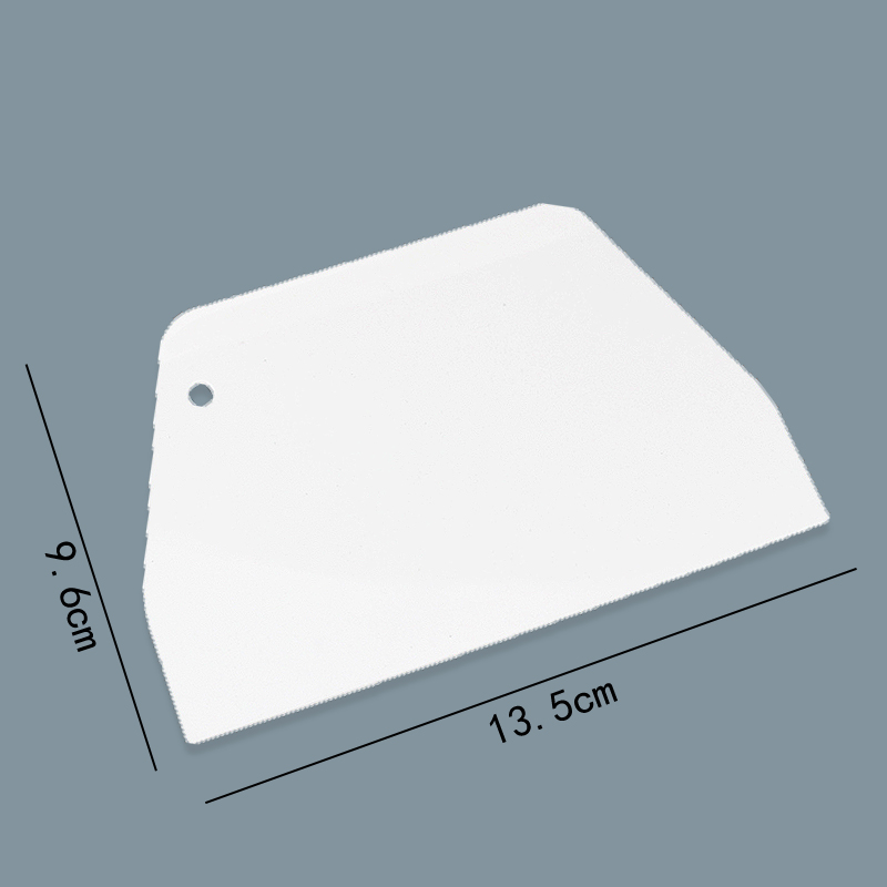 梯形锯齿面团馒头切刀大中小 烘焙工具三角塑料刮刀刮板奶油刮片