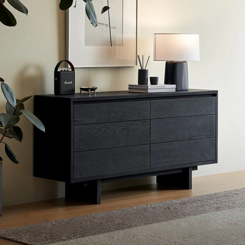 中古风实木餐边柜靠墙客厅家用装饰储物柜现代简约橡木入户玄关柜,淘宝优惠券,粉丝福利购,淘宝优惠卷