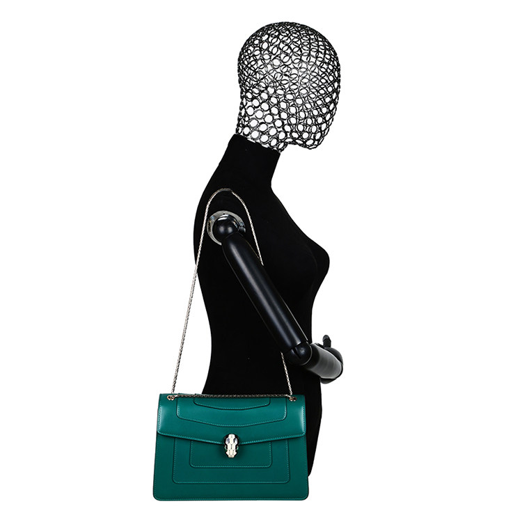 bvlgari /宝格丽珐琅蛇头扣单肩包 奢殿女士包袋