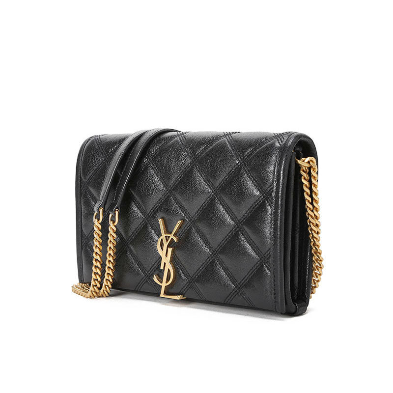 ysl /圣罗兰becky钻石绗缝金链 奢殿女士包袋