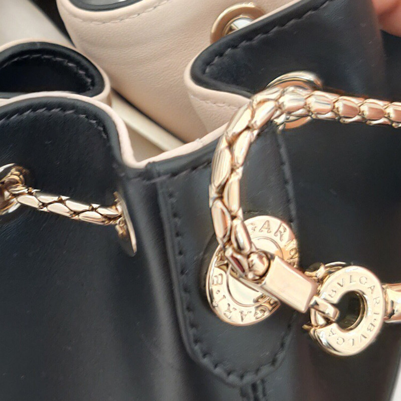 bvlgari /宝格丽流苏蛇头水桶包 奢殿女士包袋