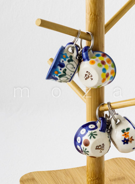 波兰钥匙链欧式风陶器国内现货