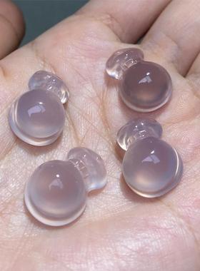 项坠高冰玉髓帝王紫男女原矿紫