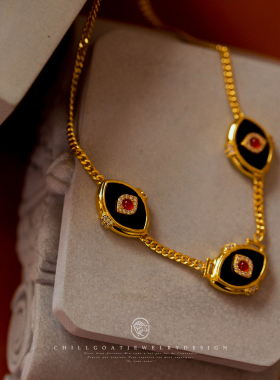 圈外羊天然玛瑙女项链