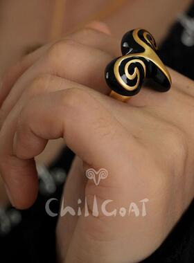 原创CHILLGOAT2024新款复古戒指