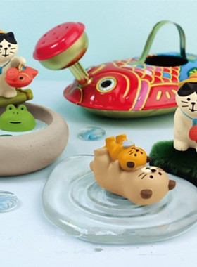 日式猫咪向日葵可爱浇水猫汽车装饰小摆件车载祝福好物送朋友闺蜜