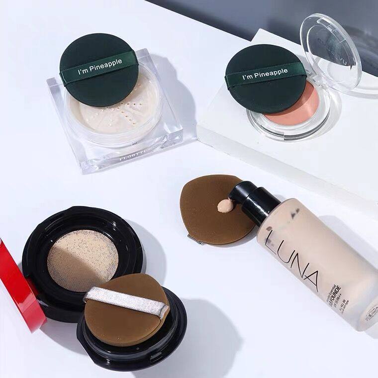 妖制蛋黄派菠萝派气垫粉扑散粉饼粉底液专用迷你拇指手指干湿两用,淘宝优惠券,粉丝福利购,淘宝优惠卷