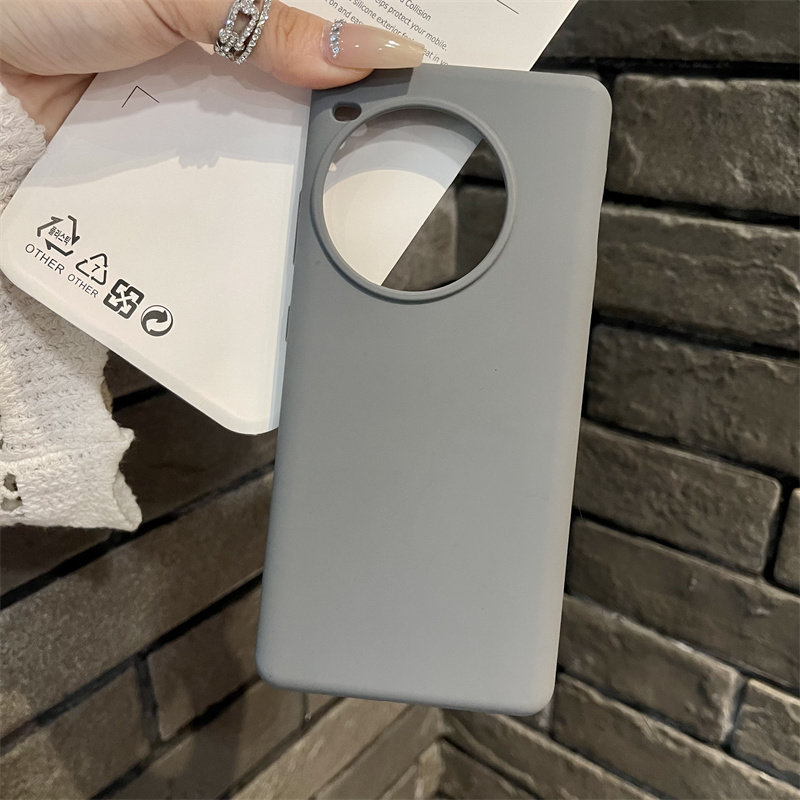 炭灰色新款1+ace6适用一加ACE3/5pro手机壳液态硅胶3v情侣款2pro百搭1+ACE5耐脏保护套 - 图3