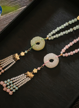 新中式国风汉服旗袍貔貅璎珞项圈