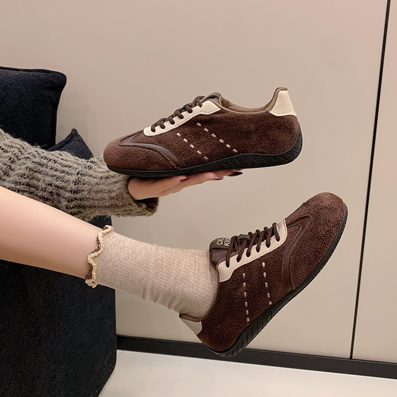 复古平底德训鞋女2026春季新款爆款超火百搭运动休闲阿甘鞋子女鞋,淘宝优惠券,粉丝福利购,淘宝优惠卷