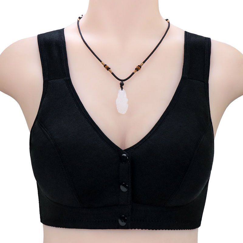 妈妈内衣文胸无钢圈胸罩中老年人背心式中年妇女红色本命年50岁牛,淘宝优惠券,粉丝福利购,淘宝优惠卷