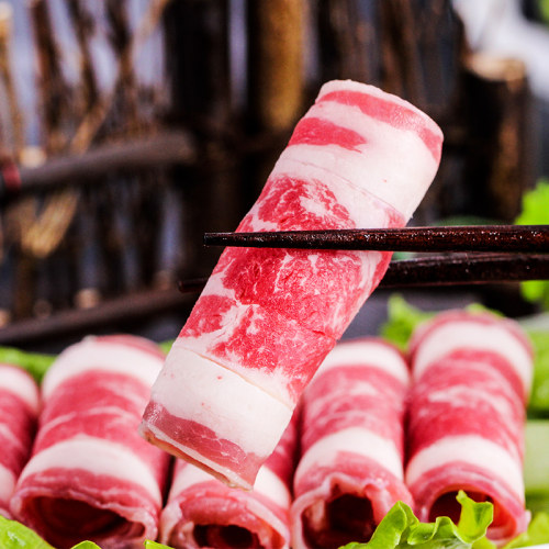 【鲜有汇聚】澳大利亚安格斯双层肥牛卷4包 牛肉 原切牛肉卷 - 图2
