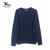 Dongli men's V-neck all-match pullover cashmere sweater