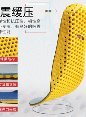 加厚减震软底舒适冬季运动鞋垫