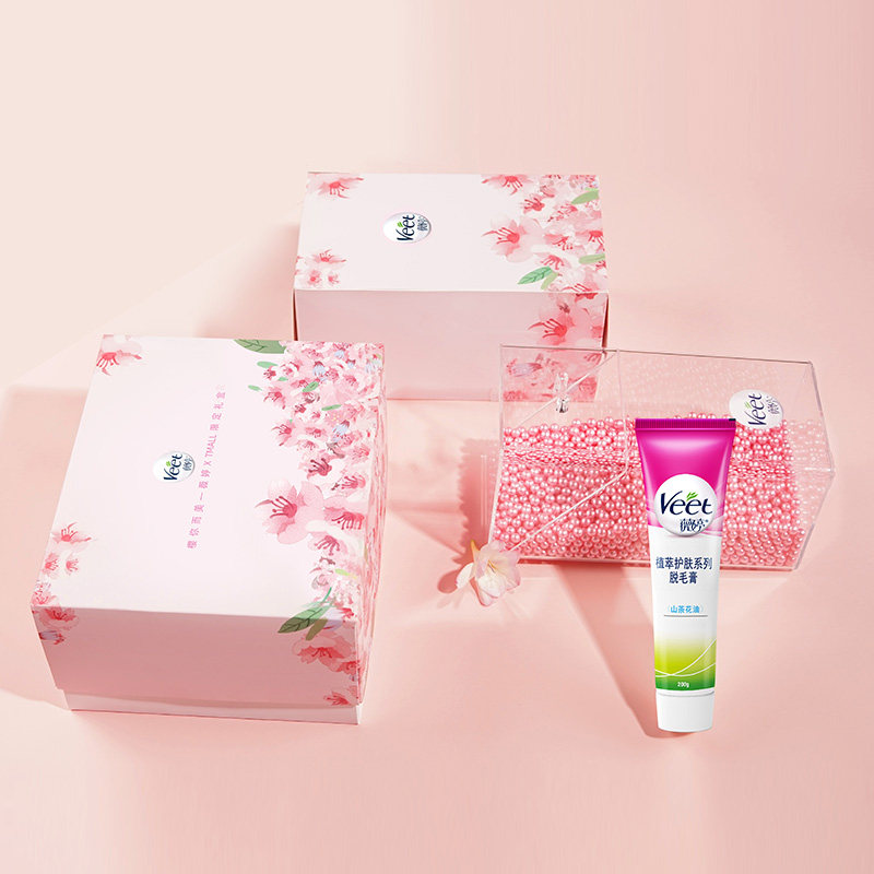 veet礼盒女腋下私处不永久脱毛膏 veet薇婷脱毛膏
