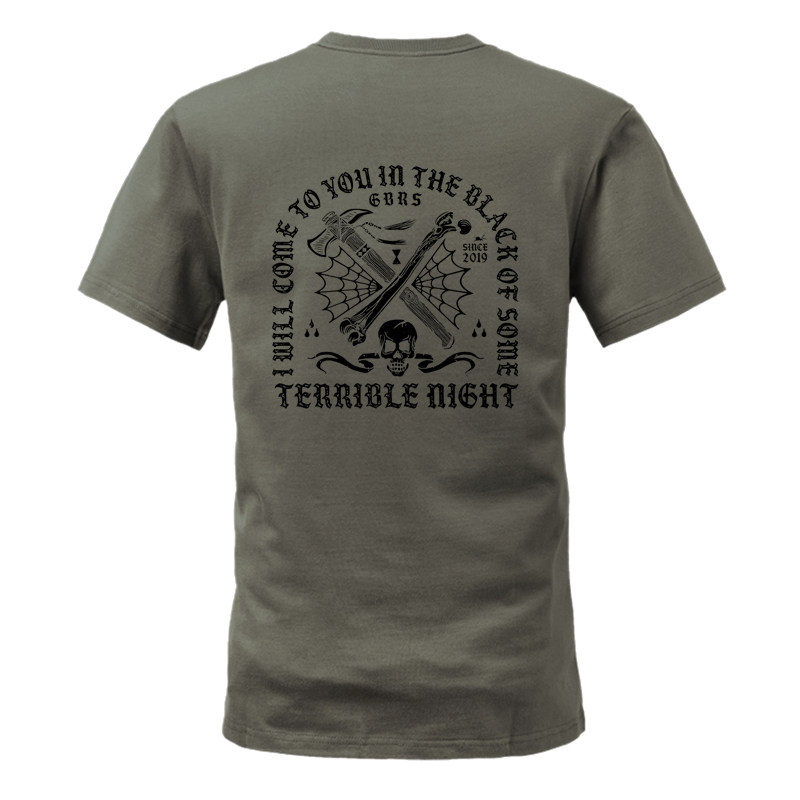 前沿观察组GBRS Grou时尚运动圆领短袖T恤夏季爆款ins潮牌体恤男 - 图3