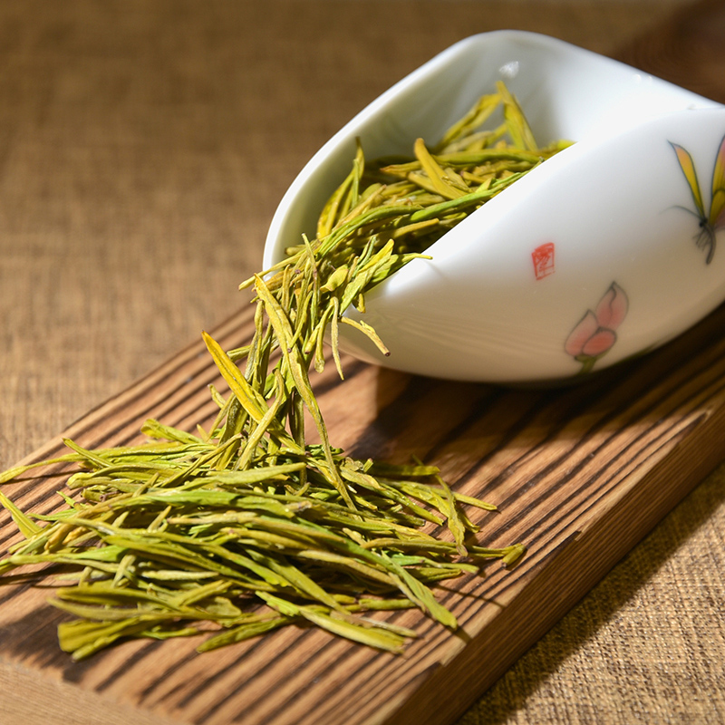 祁雅茶叶旗舰店祁雅黄金芽2022年新茶白茶安吉春茶高山绿茶散装罐装实惠口粮茶0