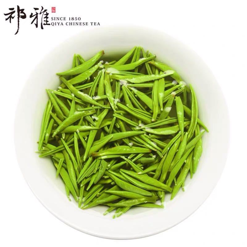 祁雅茶叶旗舰店祁雅新茶雀舌特级明前毛尖绿茶茶叶春茶嫩芽散装罐装包装500g3