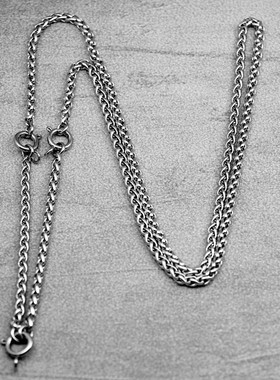 原创泰国佛牌链三挂男女钛钢项链