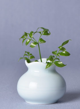 【4件包邮】陶瓷花瓶粉青釉桌面