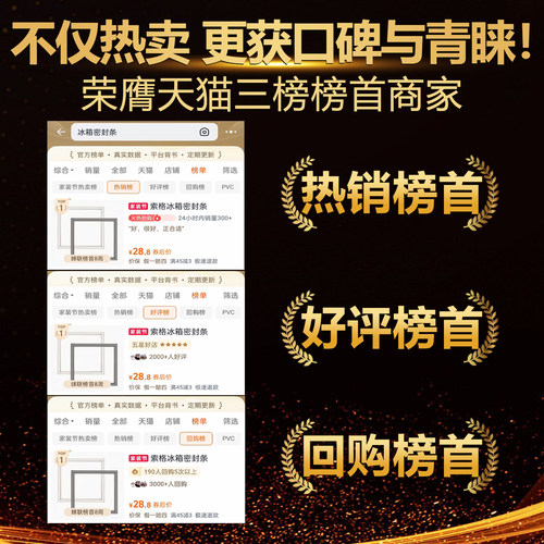 适用松下BCD 190SC 180S 170S 190S冰箱密封条门胶条门封条密封圈 - 图0