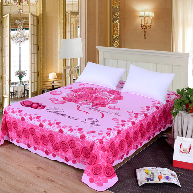 Cotton sheets vintage thickened and furry national print